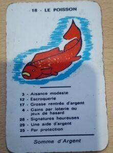 Lire la suite à propos de l’article Carte du poisson : son interprétation dans l&rsquo;oracle spirite de Mariana