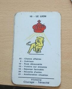 Lire la suite à propos de l’article La carte du lion dans l&rsquo;oracle spirite de Mariana