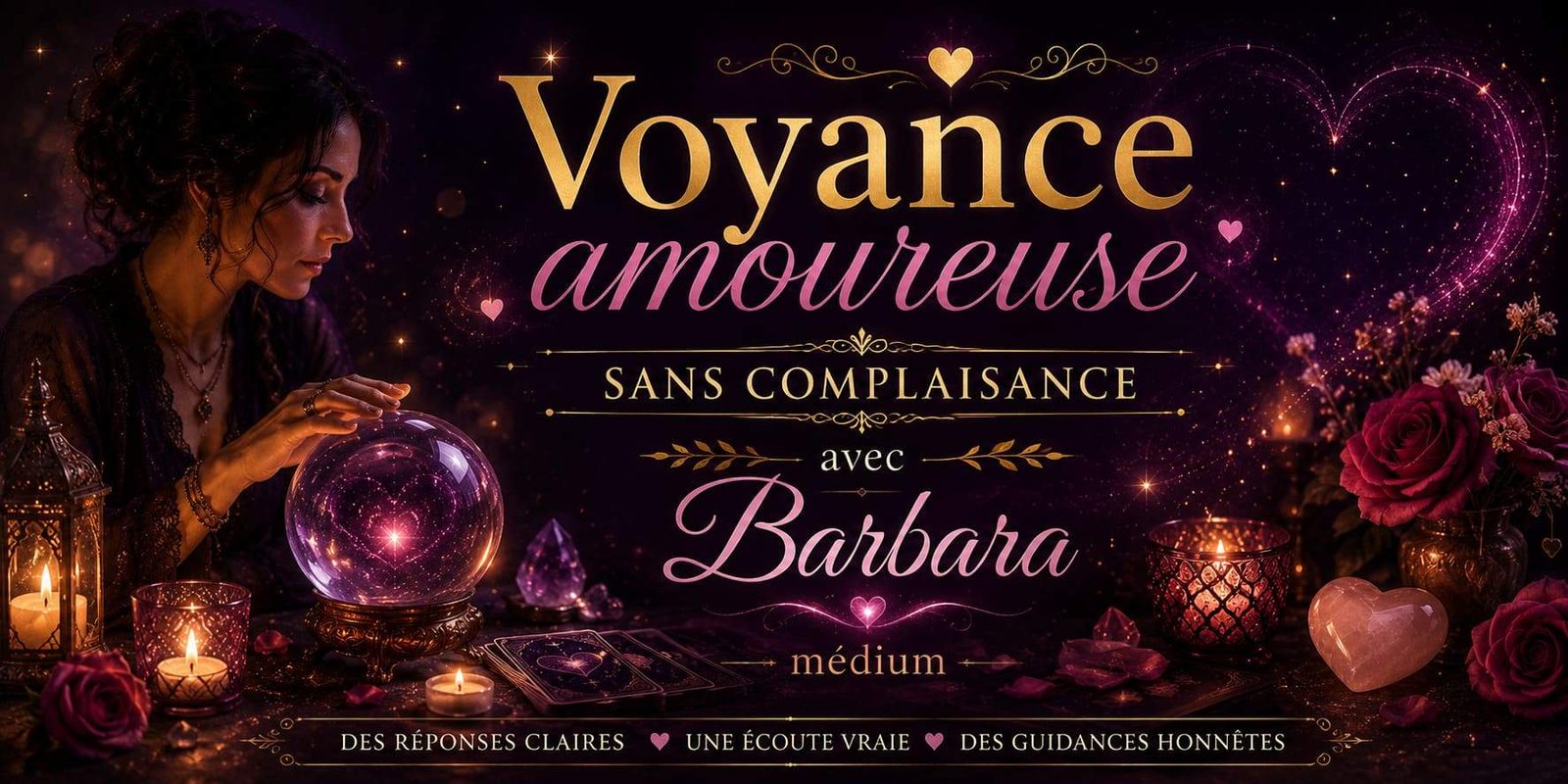 Lire la suite à propos de l’article Voyance amoureuse sans complaisance avec Barbara médium