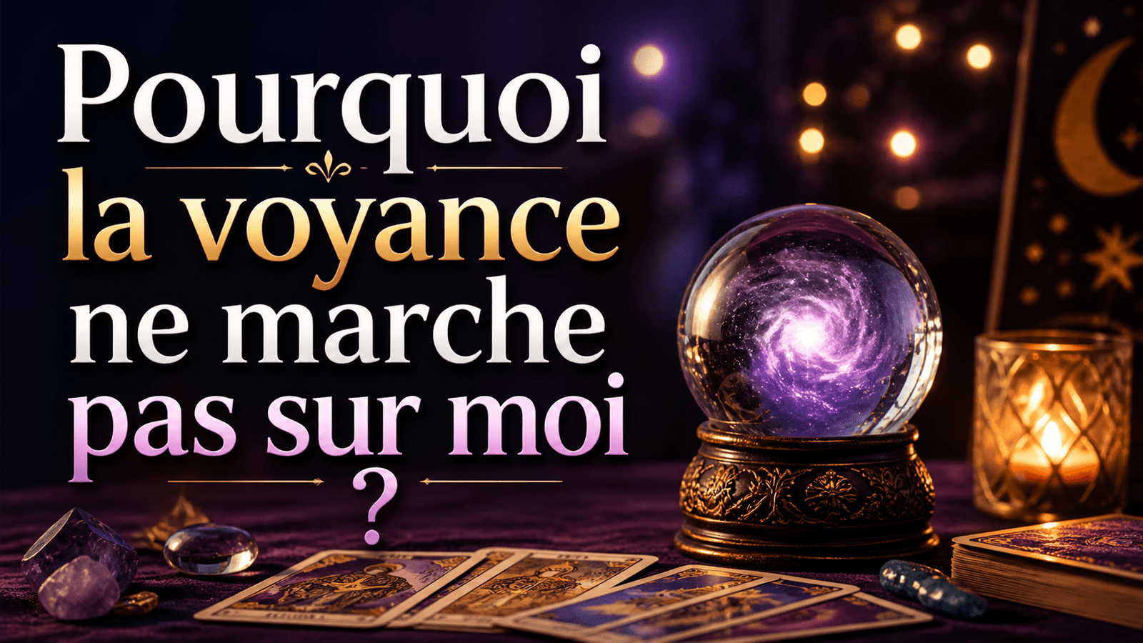 Lire la suite à propos de l’article Pourquoi la voyance ne marche pas sur moi : 4 Réponses !