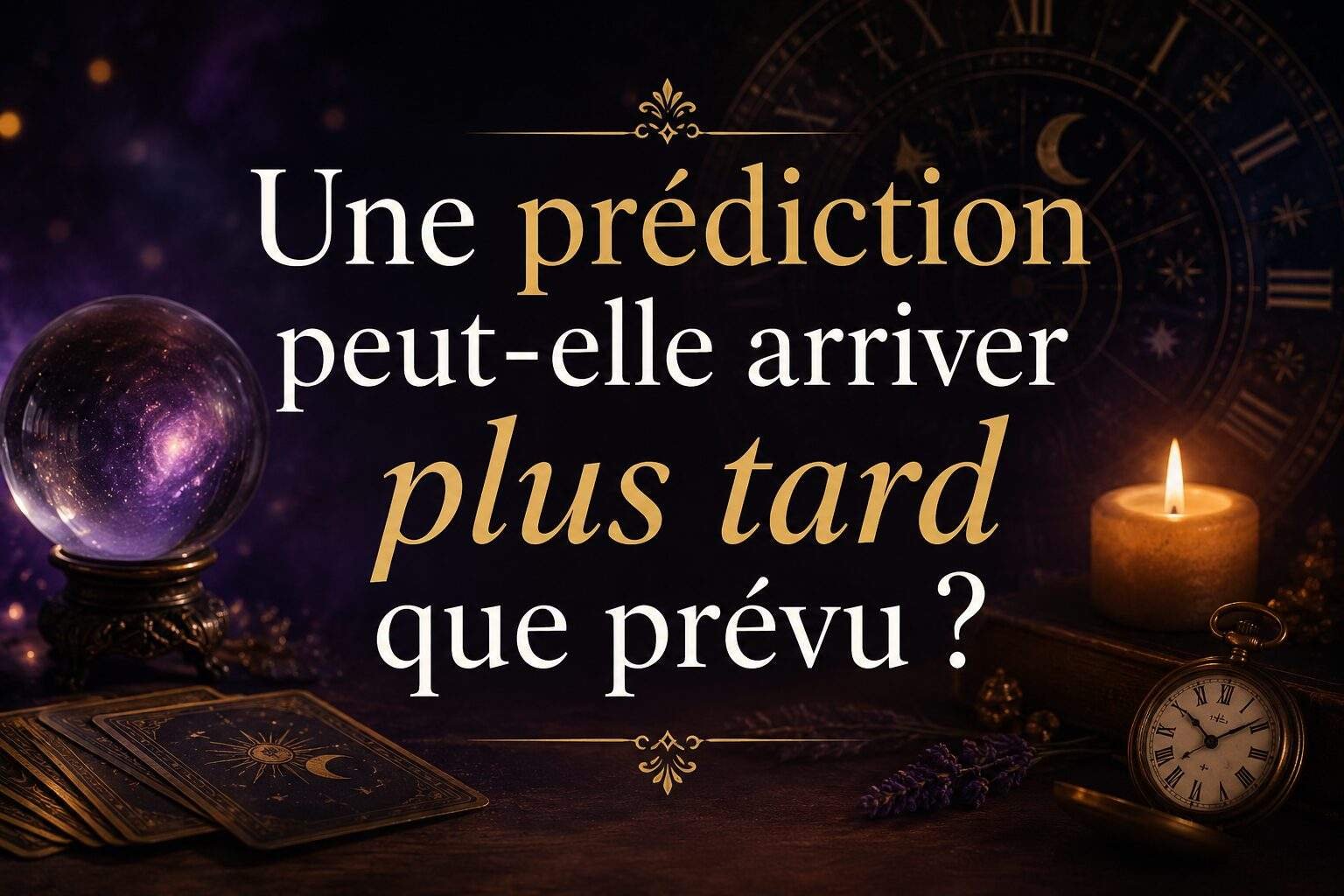 Lire la suite à propos de l’article Une prédiction peut-elle arriver plus tard que prévu ?