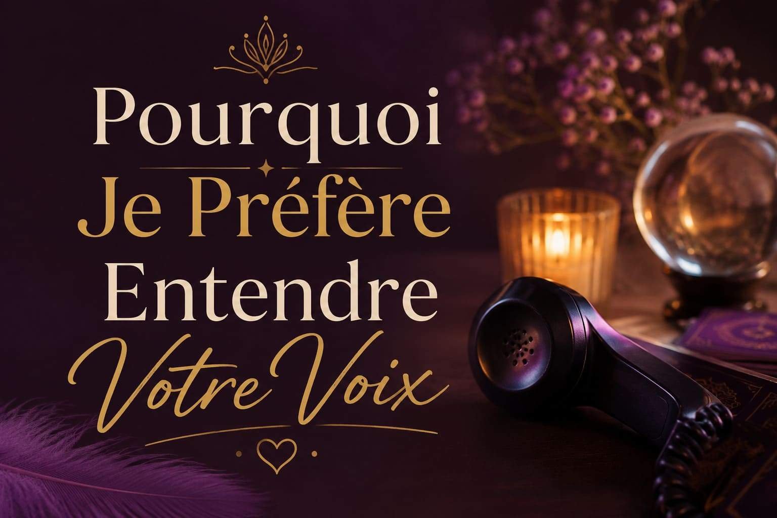 Lire la suite à propos de l’article Voyance par mail : Pourquoi je préfère entendre votre voix